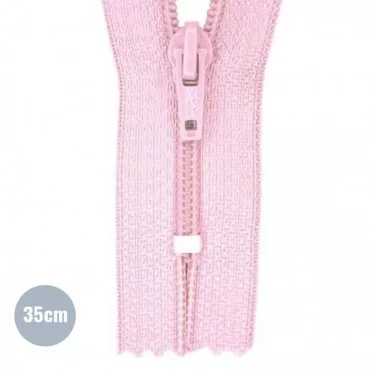 Fermetures Éclair Rose 35CM Nylon - (Non Séparable Fermetures Éclair Nyon YKK)