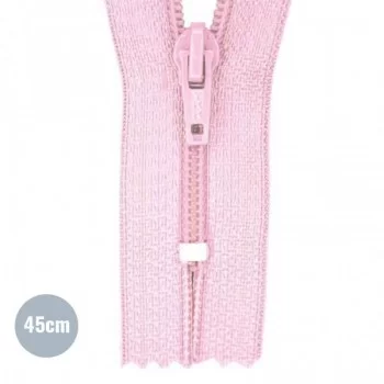 Japonrits YKK Roze (512) 45CM Nylon Niet Deelbaar Japonrits YKK Roze (512) 45CM Nylon Niet Deelbaar