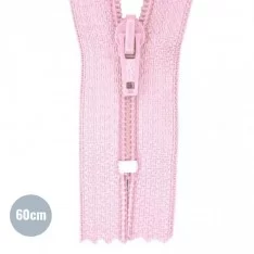 Japonrits YKK Roze (512) 60CM Nylon Niet Deelbaar Japonrits YKK Roze (512) 60CM Nylon Niet Deelbaar