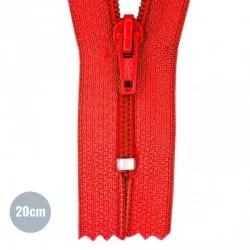 Fermeture Éclair Spirale Rouge (820) 20CM Nylon Non Séparable Fermeture Éclair Spirale Rouge (820) 20CM Nylon Non Séparable