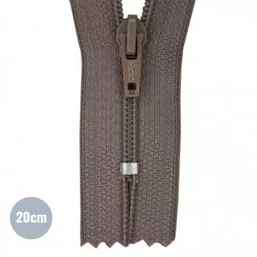 Reißverschlüsse Taupe 20CM Nylon  - (Nicht Teilbar YKK Reissverschlüsse Nylon)