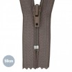 Cerniera Lampo Spirale YKK Taupe 50CM Nylon Non Separabile Cerniera Lampo YKK Taupe 50CM Nylon - (Indivisibili Cerniera Lampo YKK In Plastica)