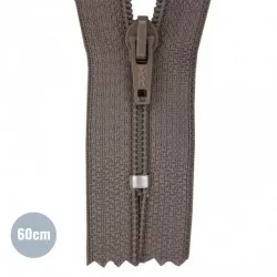 Fermeture Éclair Spirale Taupe (034) 60CM Nylon Non Séparable Fermeture Éclair Spirale Taupe (034) 60CM Nylon Non Séparable