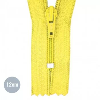 Spiral Lynlås YKK Gul (504) 12CM Nylon Ikke Delbar Spiral Lynlås YKK Gul (504) 12CM Nylon Ikke Delbar