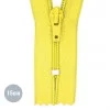 Fermeture Éclair Spirale Jaune (504) 15CM Nylon Non Séparable