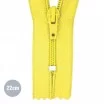 Japonrits YKK Geel (504) 22CM Nylon Niet Deelbaar Rits YKK Geel 22CM Nylon - (Niet Deelbare Nylon Ritsen YKK)