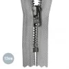Cerniera Lampo Metallica YKK Non Divisibile Grigio (577) 12CM 