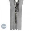 Cerniera Lampo Metallica YKK Non Divisibile Grigio (577) 18CM 
