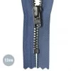 Metal Lynlås YKK Ikke Delelig Mørk Jeans (398) Blå 12CM 
