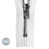 Metalen Rits YKK Niet Deelbaar Wit (501) 18CM