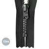 Metal Lynlås YKK Ikke Delelig Sort (580) 12CM