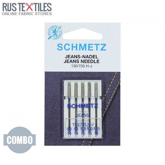 Schmetz Jeans Needle Assortment (130/705 H-J)  - (Needles (Haberdashery))