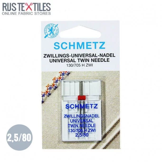 Schmetz Zwillings Universal Nadel 2,5/80 (130/705 H ZWI)  - (Nadeln (Kurzwaren))