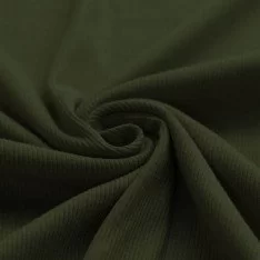 Rib Jersey Strikstof Militærgrøn Rib Jersey Strikstof Militærgrøn