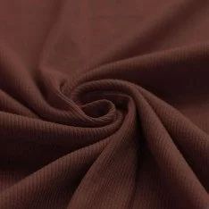 Rib Jersey Strikstof Lysebrun Rib Jersey Strikstof Lysebrun