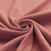 Rippstrick Jersey Stoff Lehm Rosa - (Jersey Stoffe)