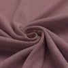 Tessuto Jersey Di Cotone Costine Mauve Antico