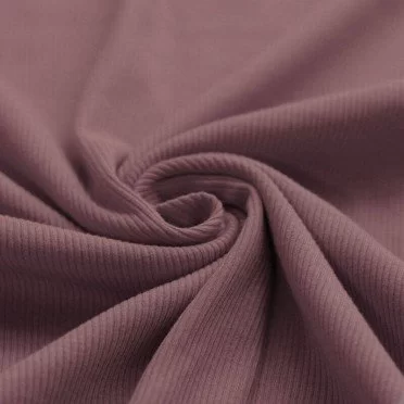 Rib Knit Jersey Fabric Old Mauve - (Jersey Fabrics)