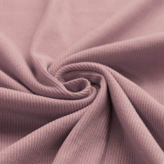 Rib Knit Jersey Fabric Old Pink