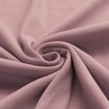 Rippstrick Jersey Stoff Altrosa - (Jersey Stoffe)