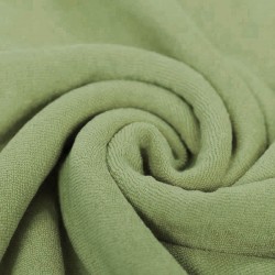 Stretch Toweling Fabric Olive