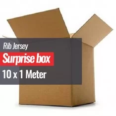 Rib Knit Jersey Fabric Surprise Box 10 x 1 Meter