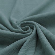Rib Knit Jersey Fabric Old Green