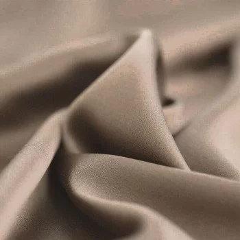 Stretch Satijn Stof Deluxe Taupe Stretch Satijn Stof Deluxe Taupe