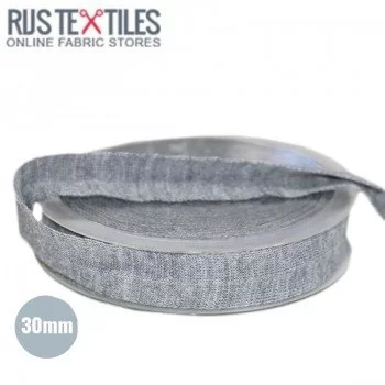 Folding Braid "Wool Look" Melee Jasnoszary 30mm 