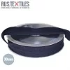 Tresse Med Fals "Wool Look" Navy 30mm