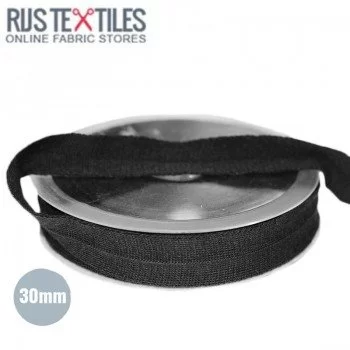 Folding Braid "Wool Look" Black 30mm  Folding Braid "Wool Look" Black 30mm