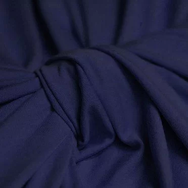 Viscose Jersey Stof Donker Blauw - (Viscose Jersey Stoffen )