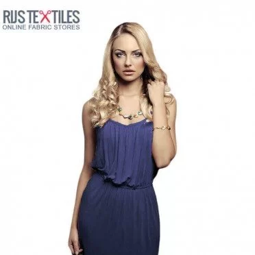 Viscose Jersey Stof Donker Blauw - (Viscose Jersey Stoffen )
