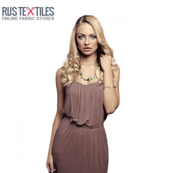 Viscose Jersey Stof Oud Mauve - (Viscose Jersey Stoffen )