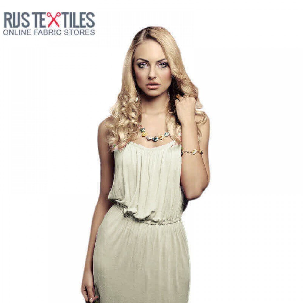 Viscose Jersey Stof Naturel Viscose Jersey Stof Naturel - (Viscose Jersey Stoffen )