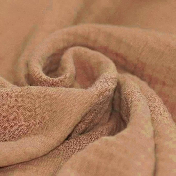 Double Gauze Fabric Peach - (Deco Fabrics)