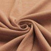 Tissu Maille Tricot Côtelé Pêche - (Tissus Jersey)