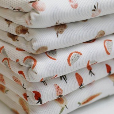 Rib Knit Jersey Digital Print Surprise Box 10 x 1 Meter - (Fabric Outlet)