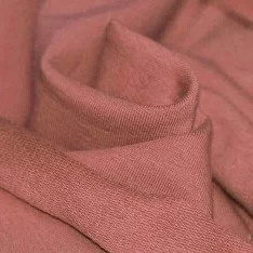 French Terry Stoff Lehm Rosa