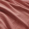 Tissu Gaze De Coton Épais (Triple Layer) Rose Argile
