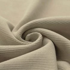 Tessuto Jersey Di Waffle Piqué Beige Scuro Tessuto Jersey Di Waffle Piqué Beige Scuro