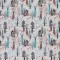 Cotton Poplin Digital Print - Wolf In Forest - (Cotton Poplin Printed)