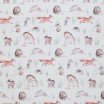 Tessuto Doppia Garza Stampa Digitale - Animali Del Bosco - (Tessuti Bambini)