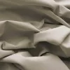 Popeline Di Cotone Tessuto Beige Scuro