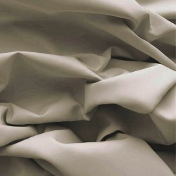 Popeline De Coton Beige Foncé