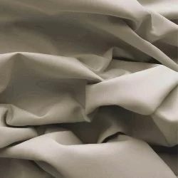 Popeline Di Cotone Tessuto Beige Scuro Popeline Di Cotone Tessuto Beige Scuro