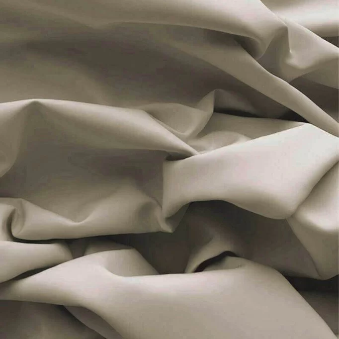 Popeline De Coton Beige Foncé - (Popeline De Coton Tissus)