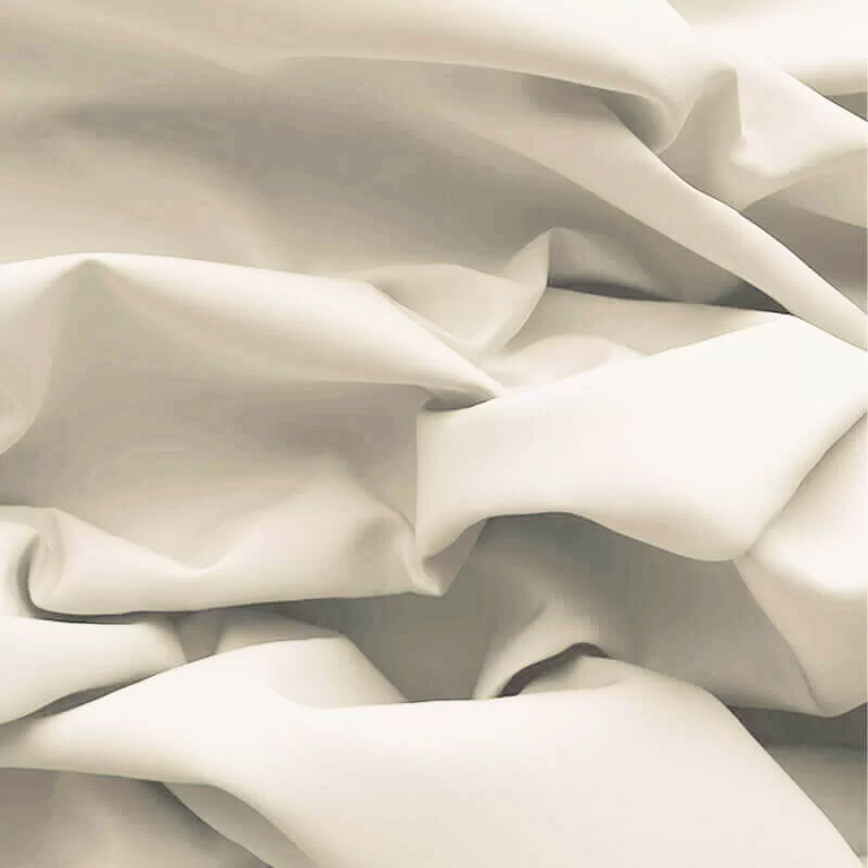 Katoenen Poplin Stof Naturel Beige