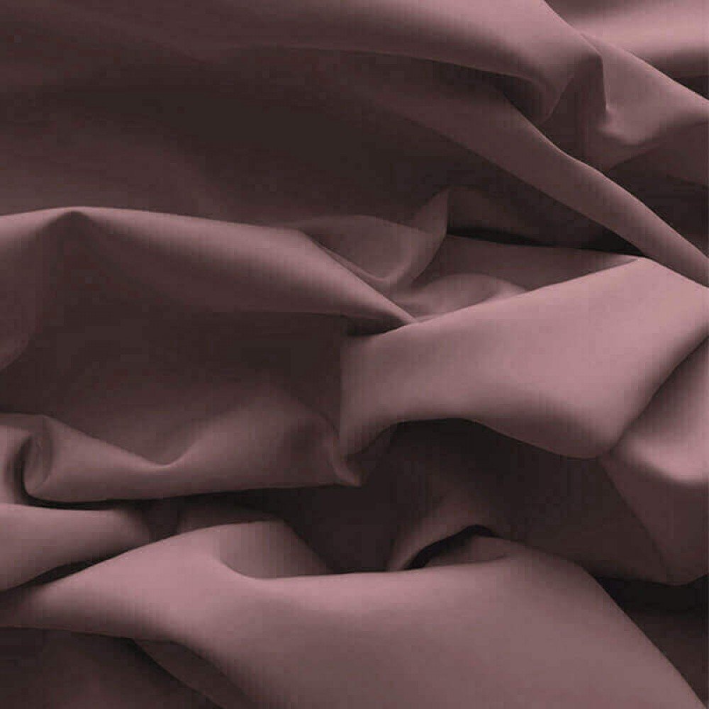 Tessuto Popeline Di Cotone Mauve Antico