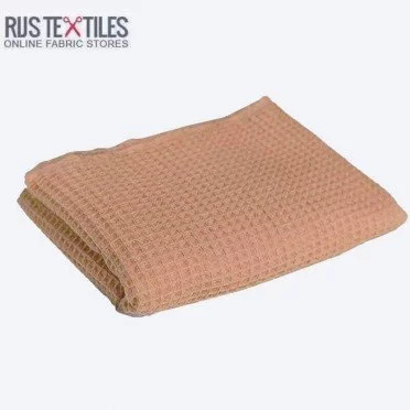 Waffle Pique Fabric Peach - (Waffle Pique Fabrics)